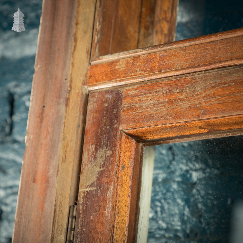 Large Glass Doors, Inward Opening Edwardian Mahogany Windows / Doors