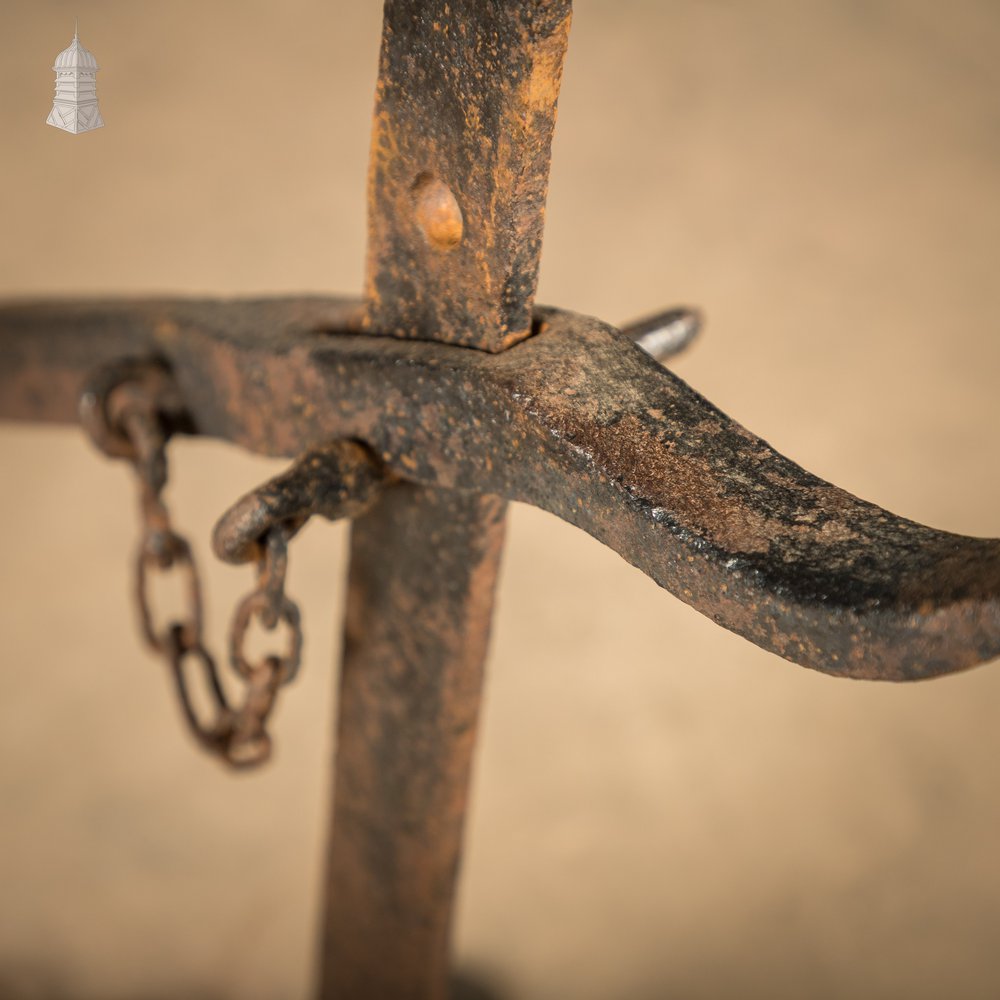 Cart / Wagon Jack, Antique Wrought Iron