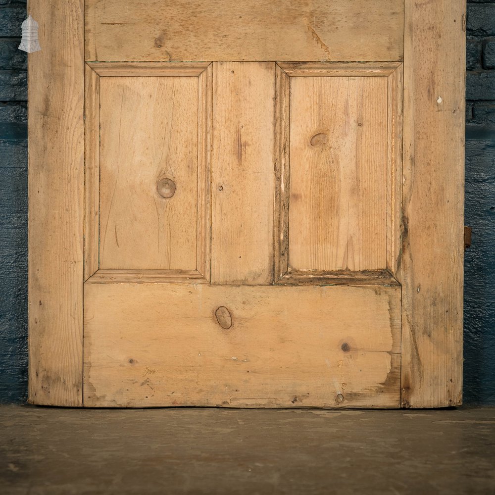 Pine Panelled Door, Victorian 4 Panel