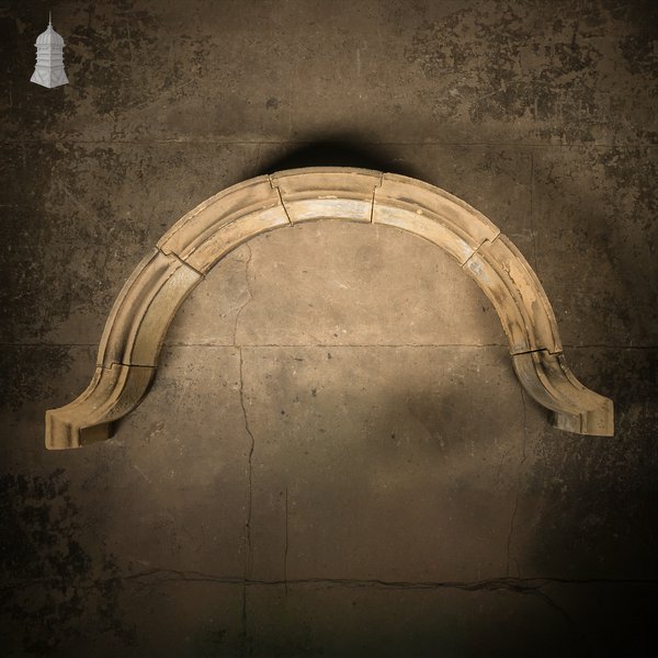 Classical Stone Arched Pediment Door Window Hood Mould
