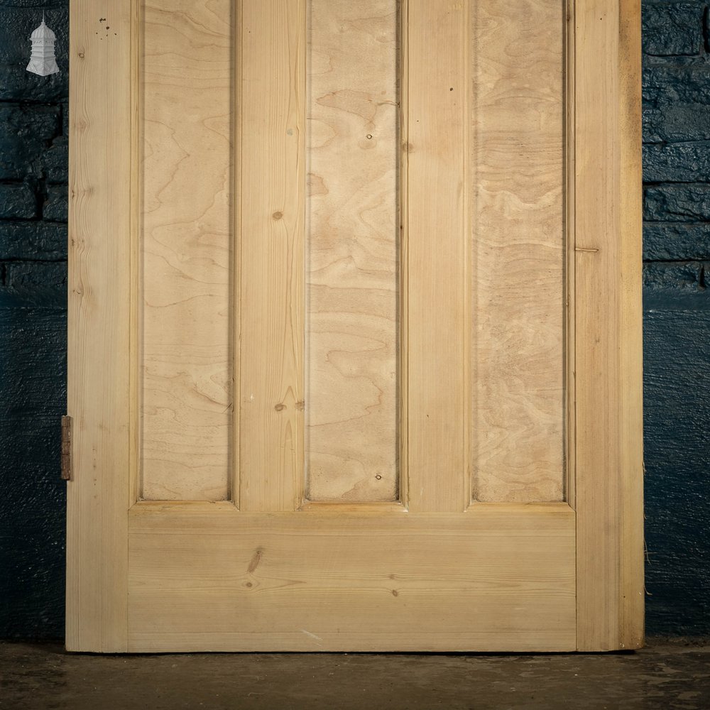 Pine Paneled Door, 1 Over 3, 4 Panel