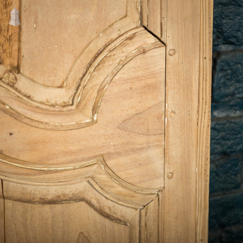 Pine Panelled Door, 19th C French, 2 Moulded Panels