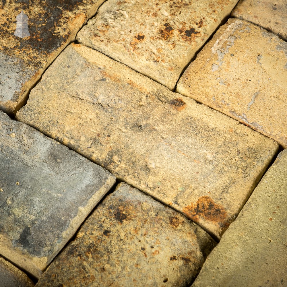 Worn Buff Floorbricks, Batch of 241 - 6 Sq M Square Metres