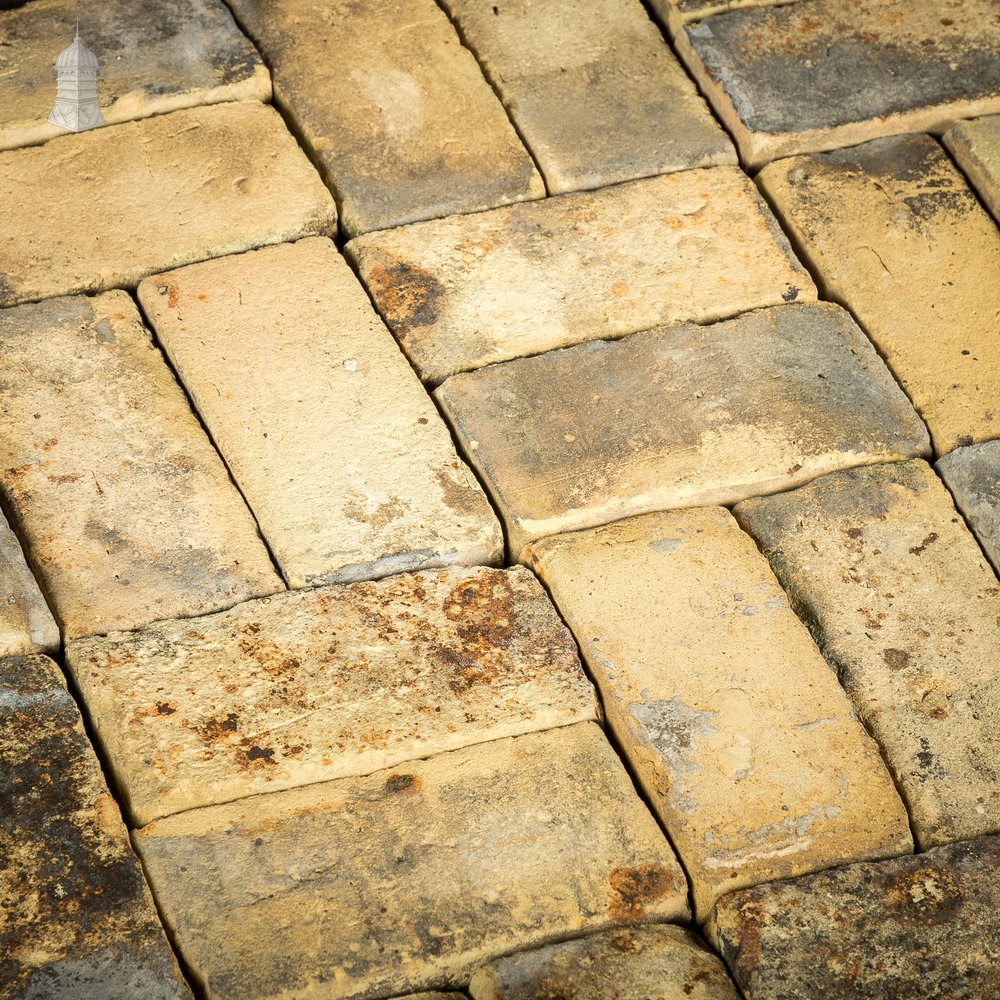 Worn Buff Floorbricks, Batch of 241 - 6 Sq M Square Metres