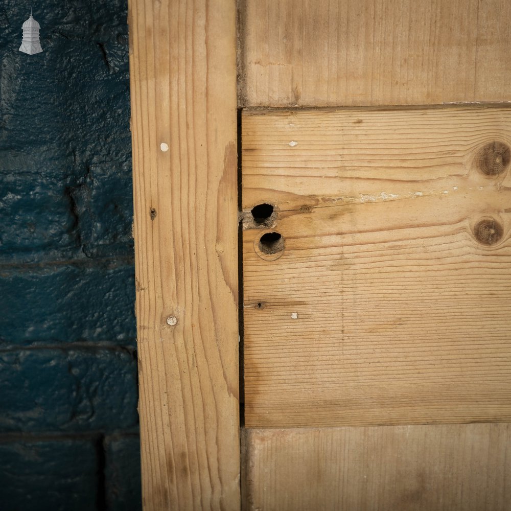 Pine Panelled Door, Victorian 2 Panel