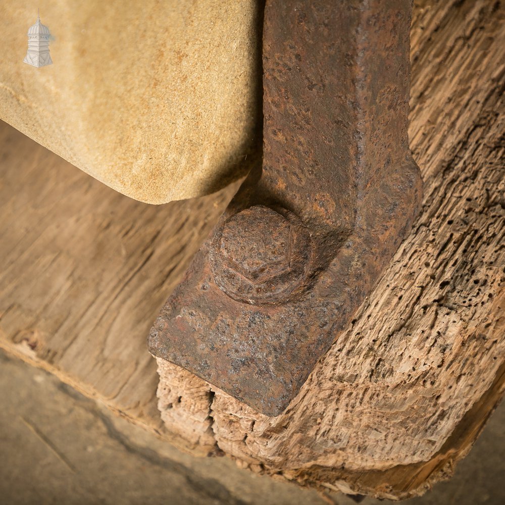Sandstone 11" Grindstone on Cast Iron Frame
