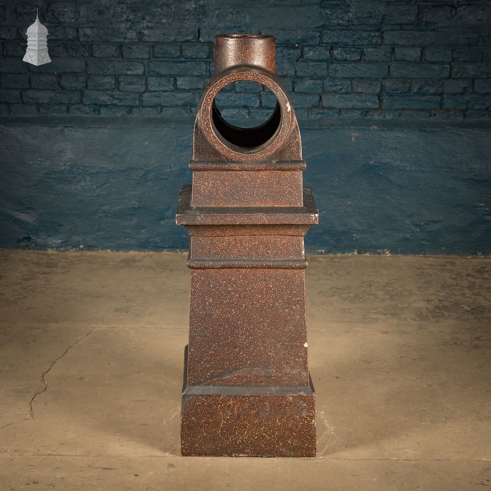 Chimney Pot T-Shaped, Reclaimed Salt Glazed