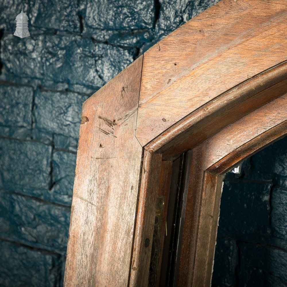 Arch-Top Sash Window, Edwardian Mahogany Construction