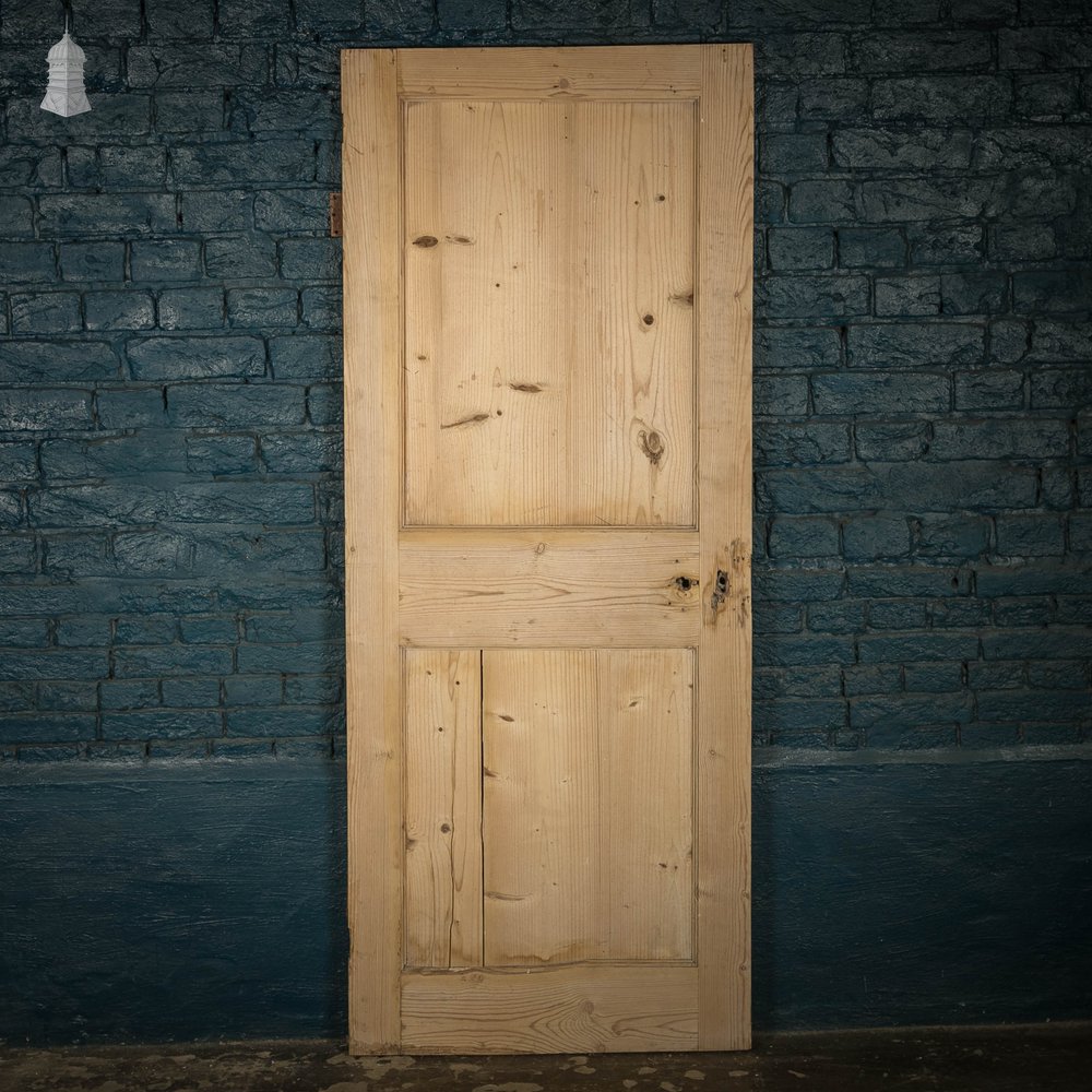 Pine Panelled Door, Victorian 2 Panel