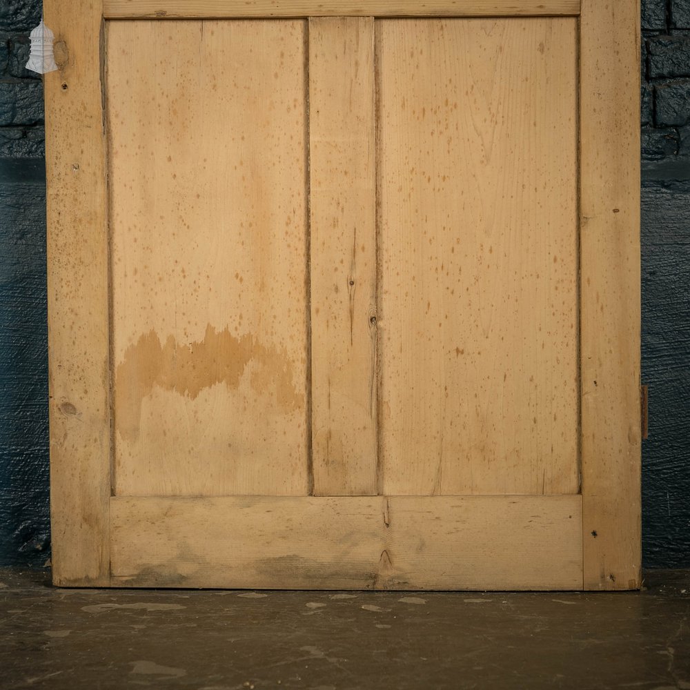 Pine Panelled Door, Victorian 4 Panel Moulded