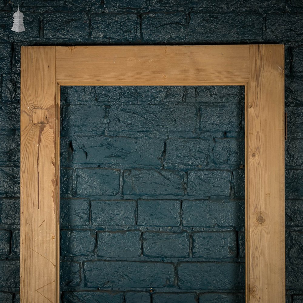 Half Glazed Door, Victorian Pine with 2 Moulded Panels