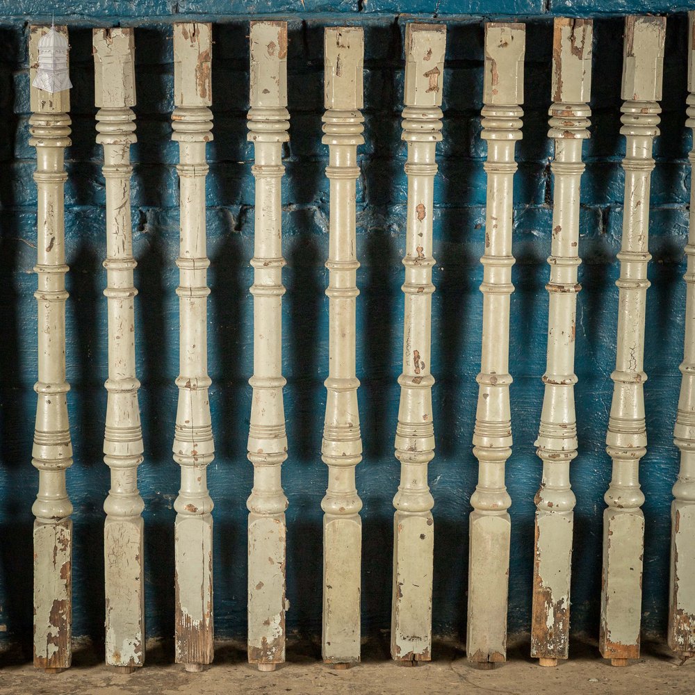Turned Staircase Spindles, Batch of 43