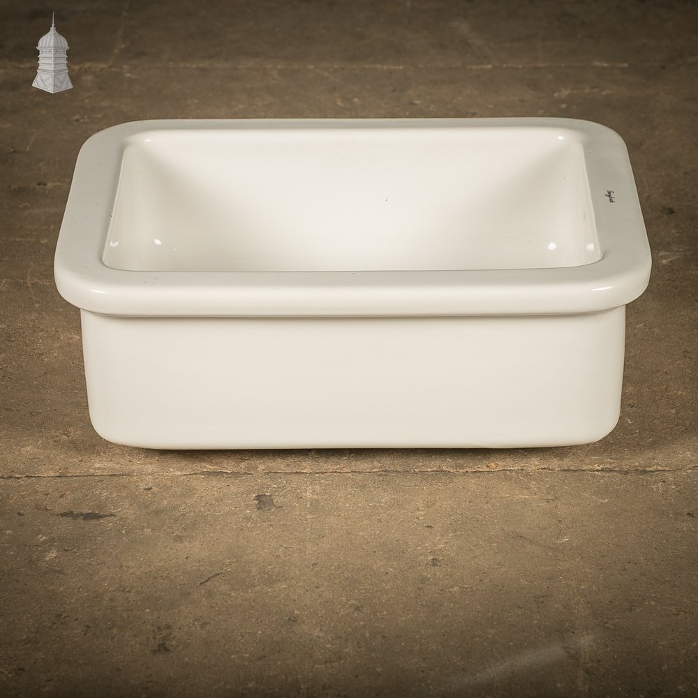 Twyford Butler Sink, Small Vintage Laboratory or Art Studio Sink