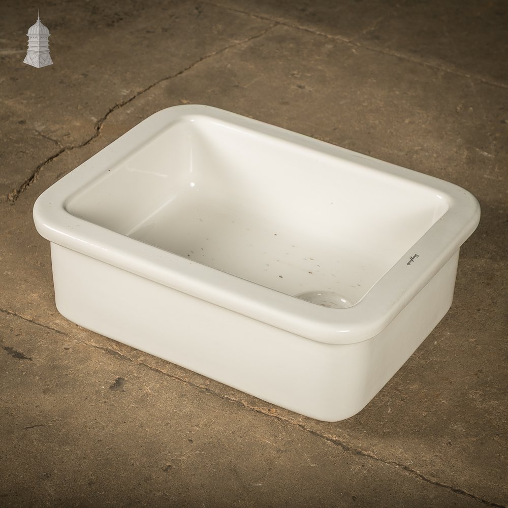 Twyford Butler Sink, Small Vintage Laboratory or Art Studio Sink