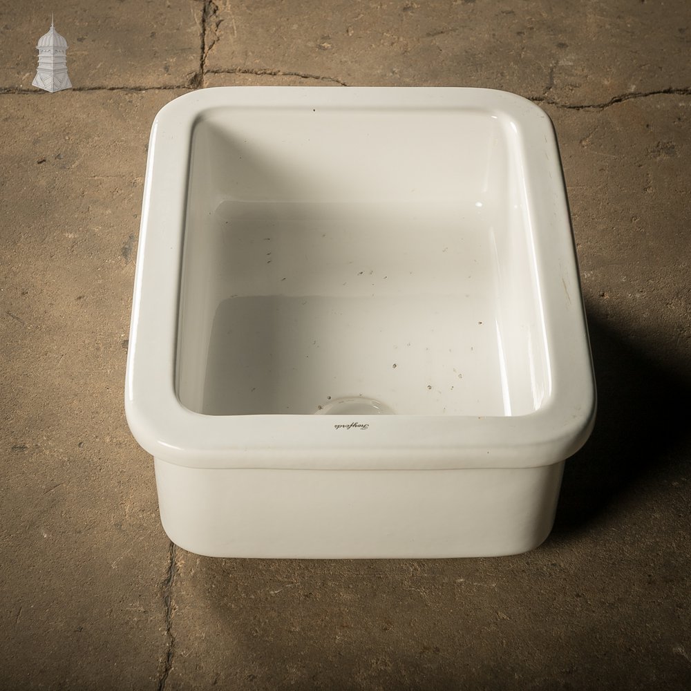 Twyford Butler Sink, Small Vintage Laboratory or Art Studio Sink