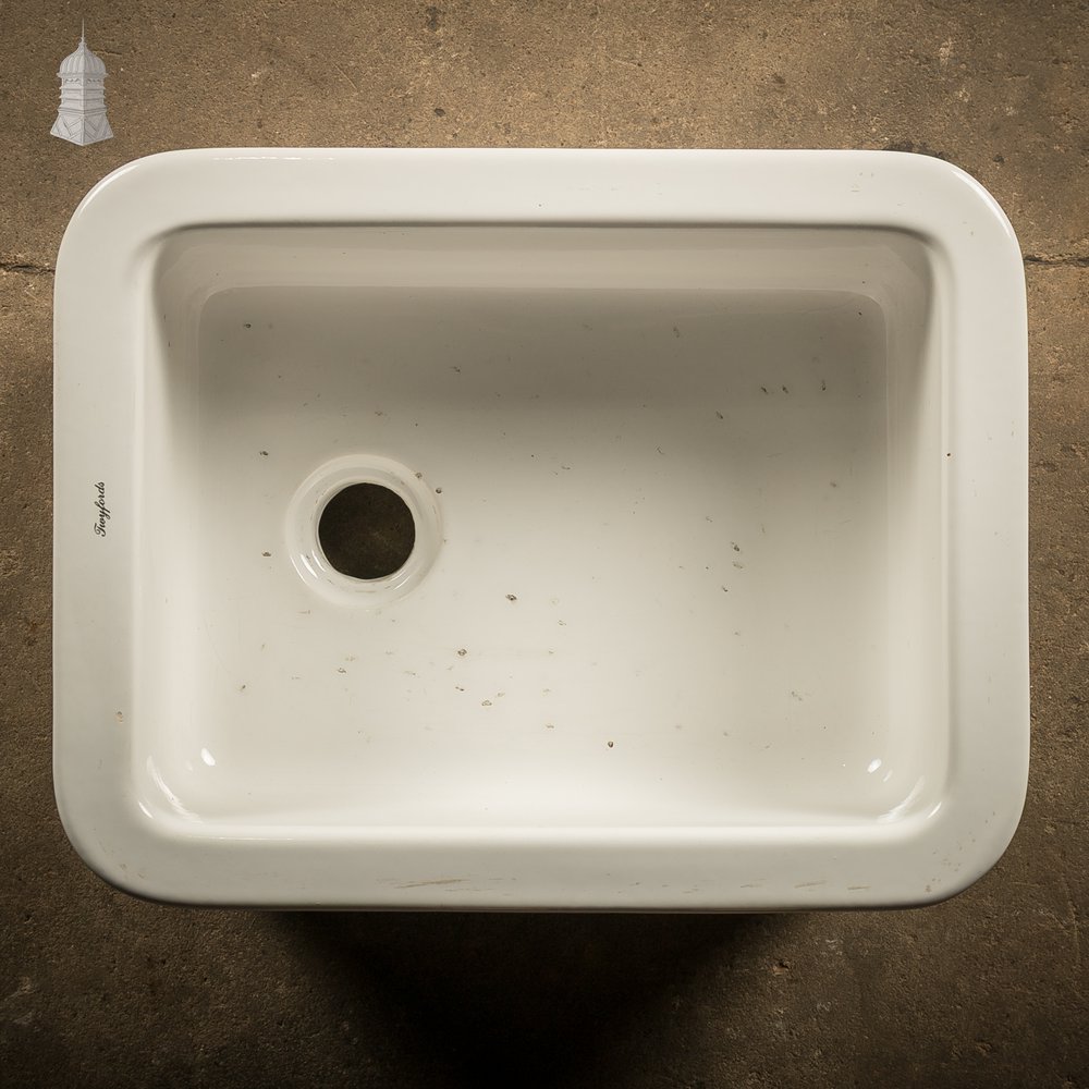 Twyford Butler Sink, Small Vintage Laboratory or Art Studio Sink