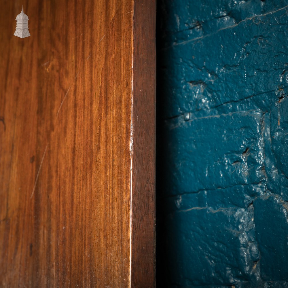 Iroko Worktop, 2.4 Metres Long Reclaimed from a School Science Lab