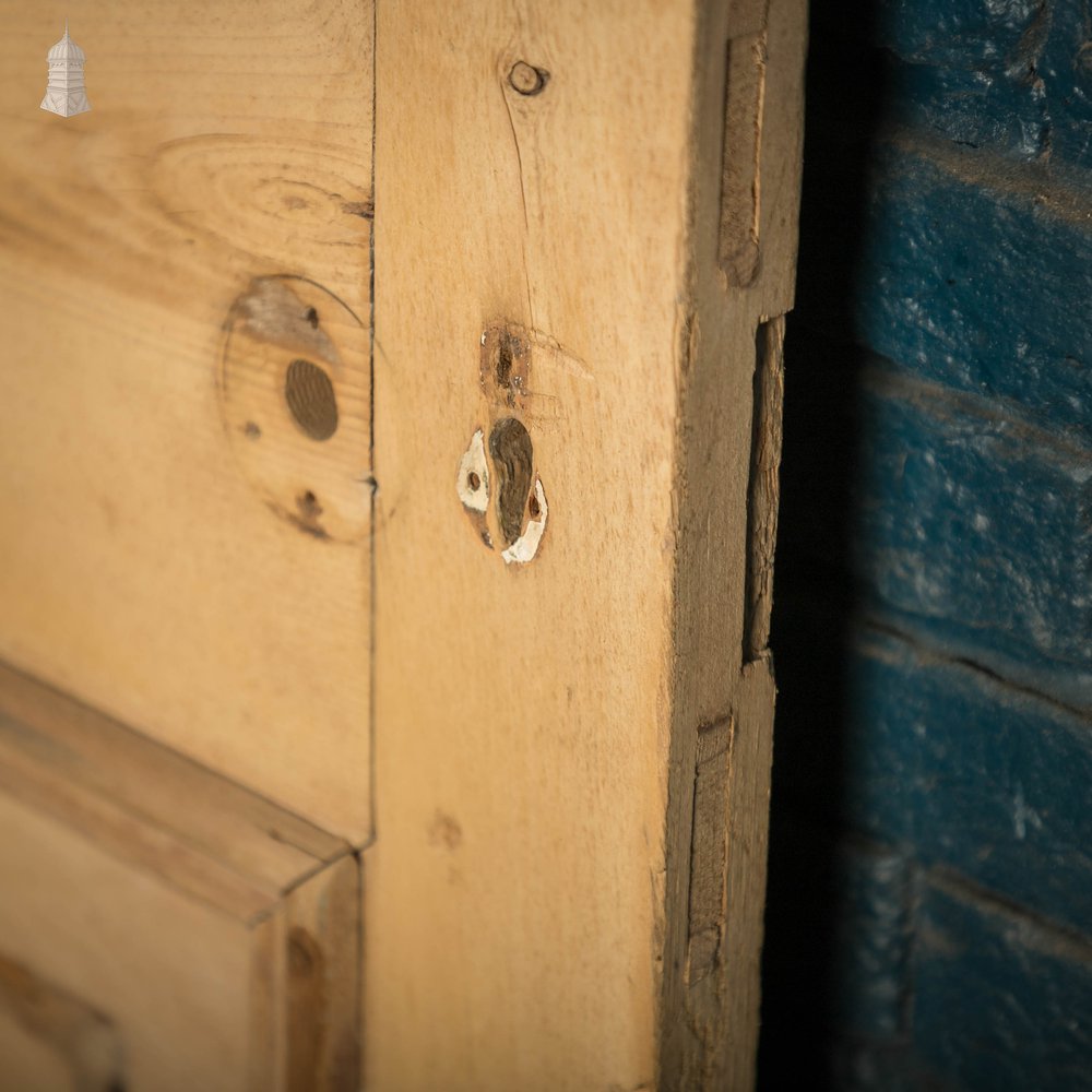 Half Glazed Door, 19th C Pine