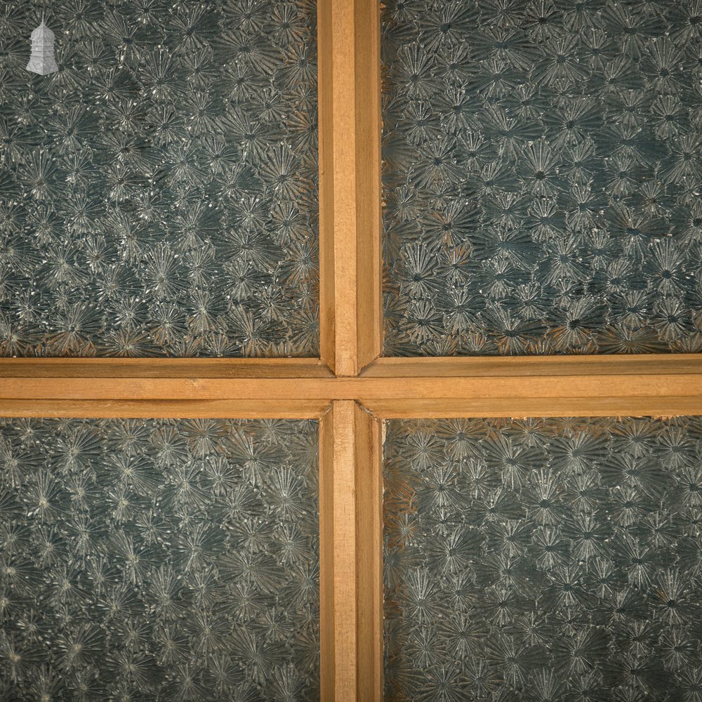 Half Glazed Door, Fitted with ‘Muranese Florentine’ Style Textured Glazing