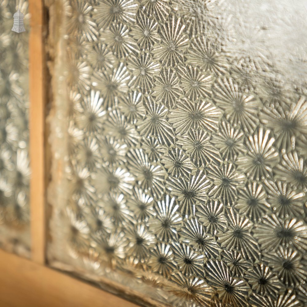 Half Glazed Door, Fitted with ‘Muranese Florentine’ Style Textured Glazing