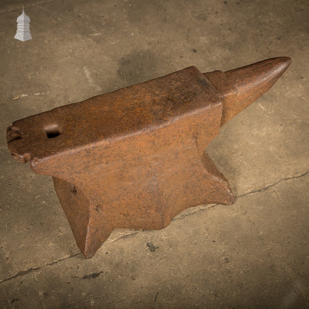 Wrought Iron Blacksmith's Anvil, 2.36 CWT (120kg) , Pre-London Pattern