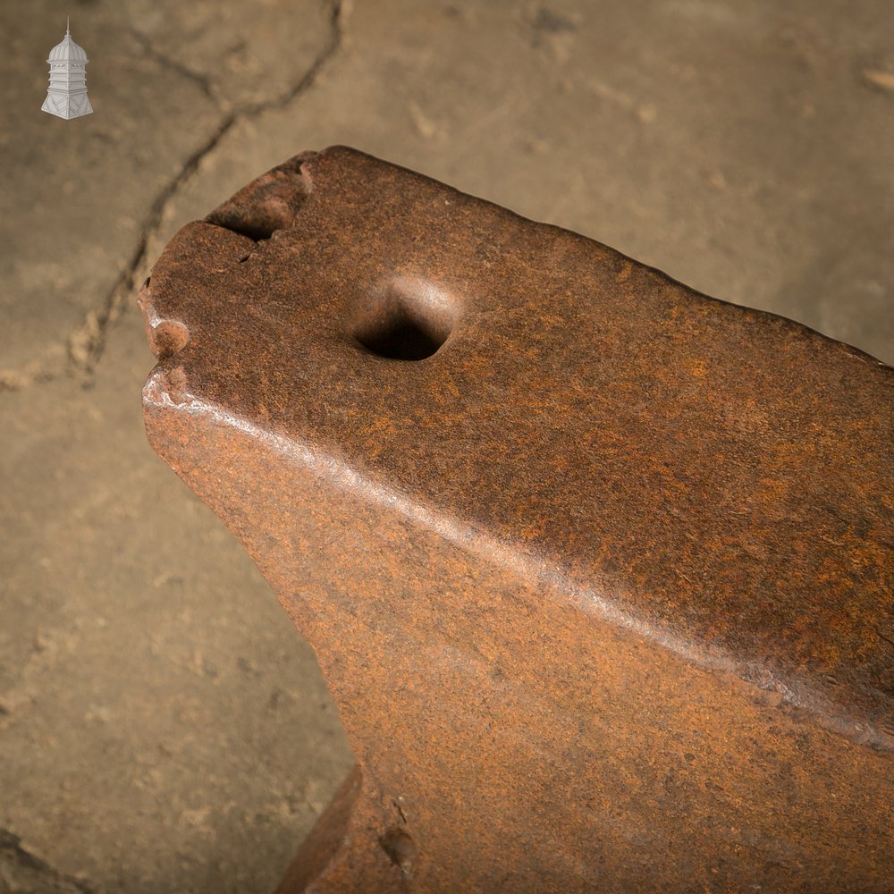 Wrought Iron Blacksmith's Anvil, 2.36 CWT (120kg) , Pre-London Pattern