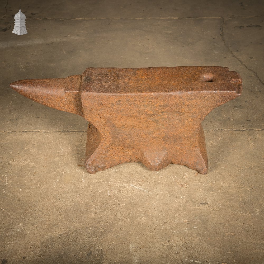 Wrought Iron Blacksmith's Anvil, 2.36 CWT (120kg) , Pre-London Pattern