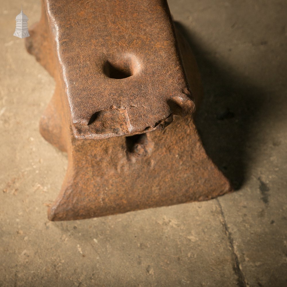 Wrought Iron Blacksmith's Anvil, 2.36 CWT (120kg) , Pre-London Pattern