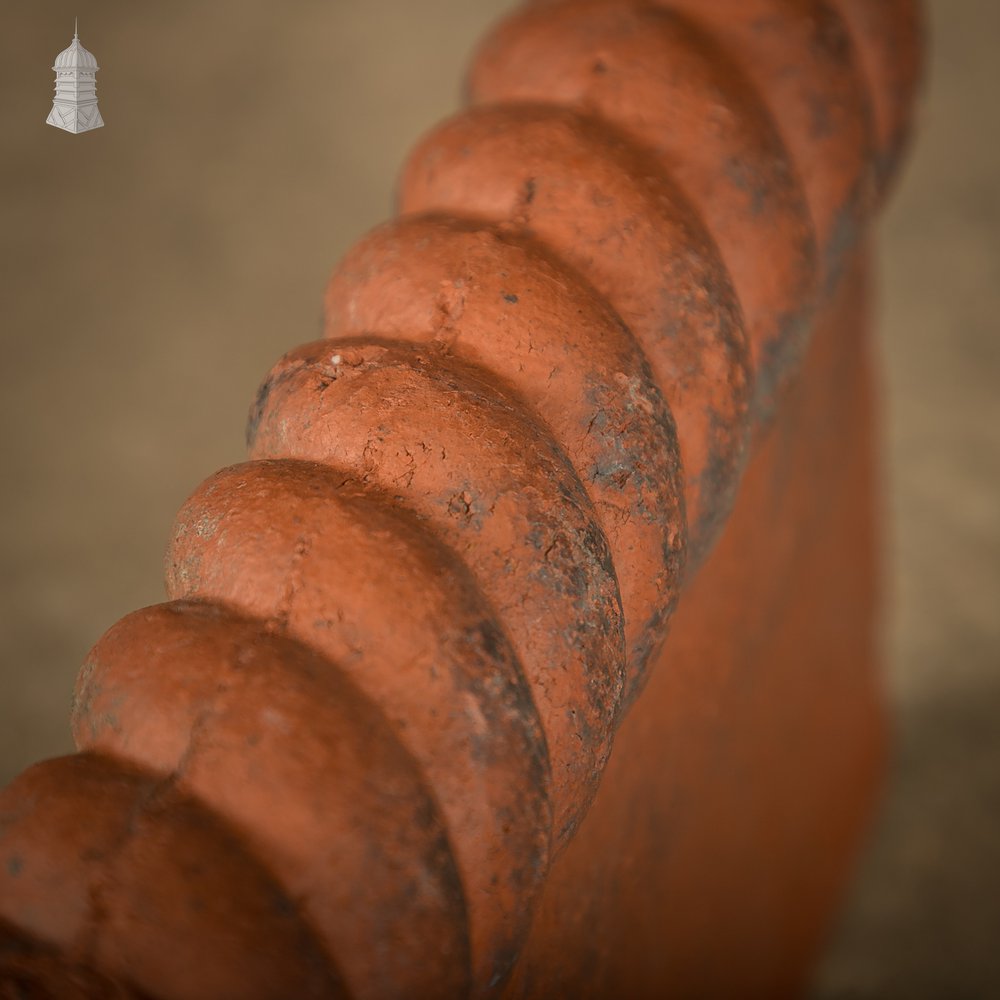 Terracotta Rope Top Garden Edging Tiles, 13.5 Linear Metres