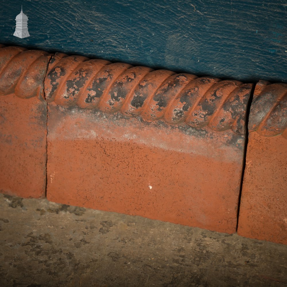 Terracotta Rope Top Garden Edging Tiles, 13.5 Linear Metres