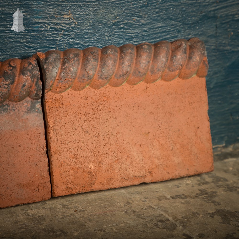 Terracotta Rope Top Garden Edging Tiles, 13.5 Linear Metres
