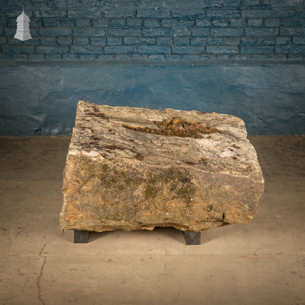 Large Sandstone Block, Reclaimed Approx. 2½ft x 2½ft