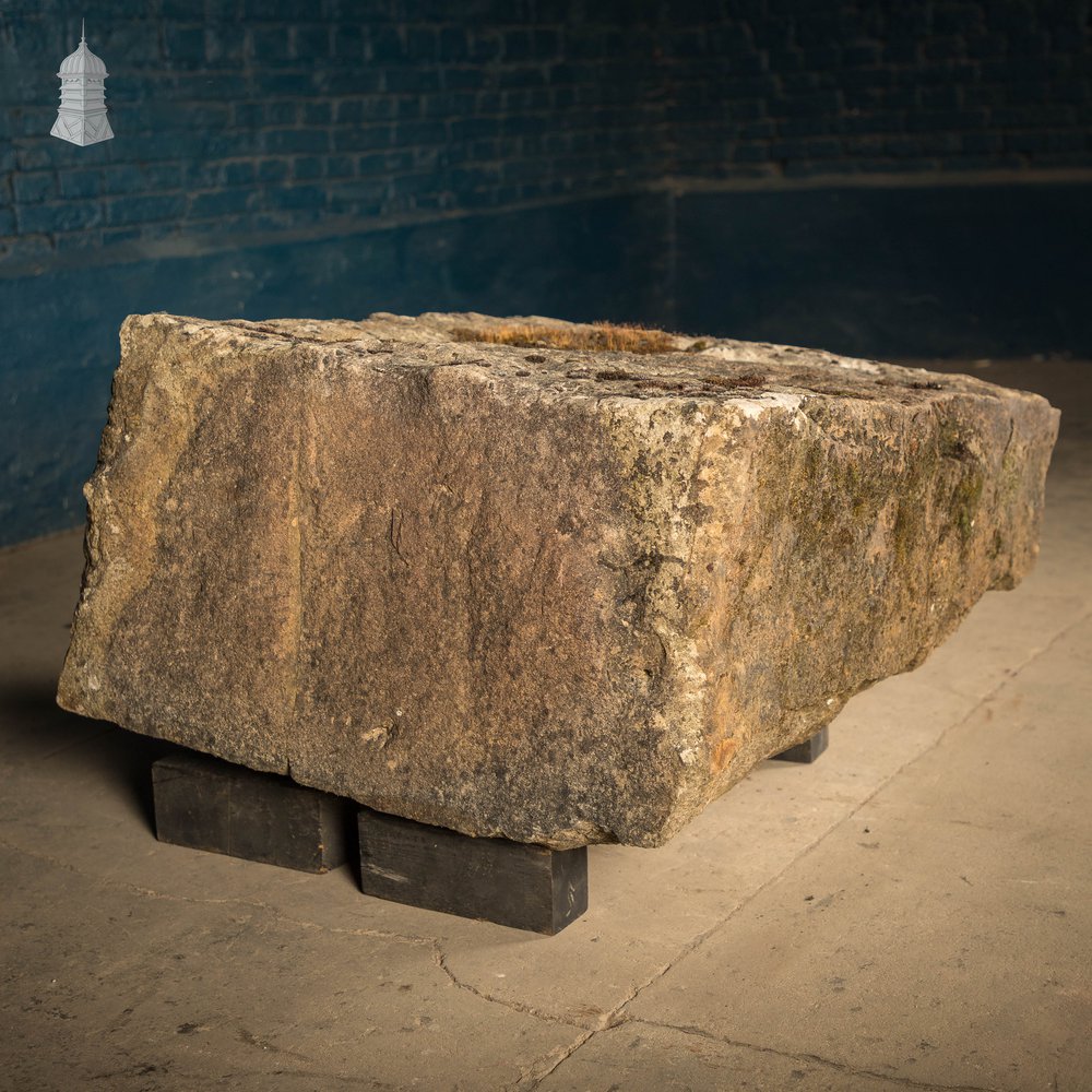 Large Sandstone Block, Reclaimed Approx. 2½ft x 2½ft