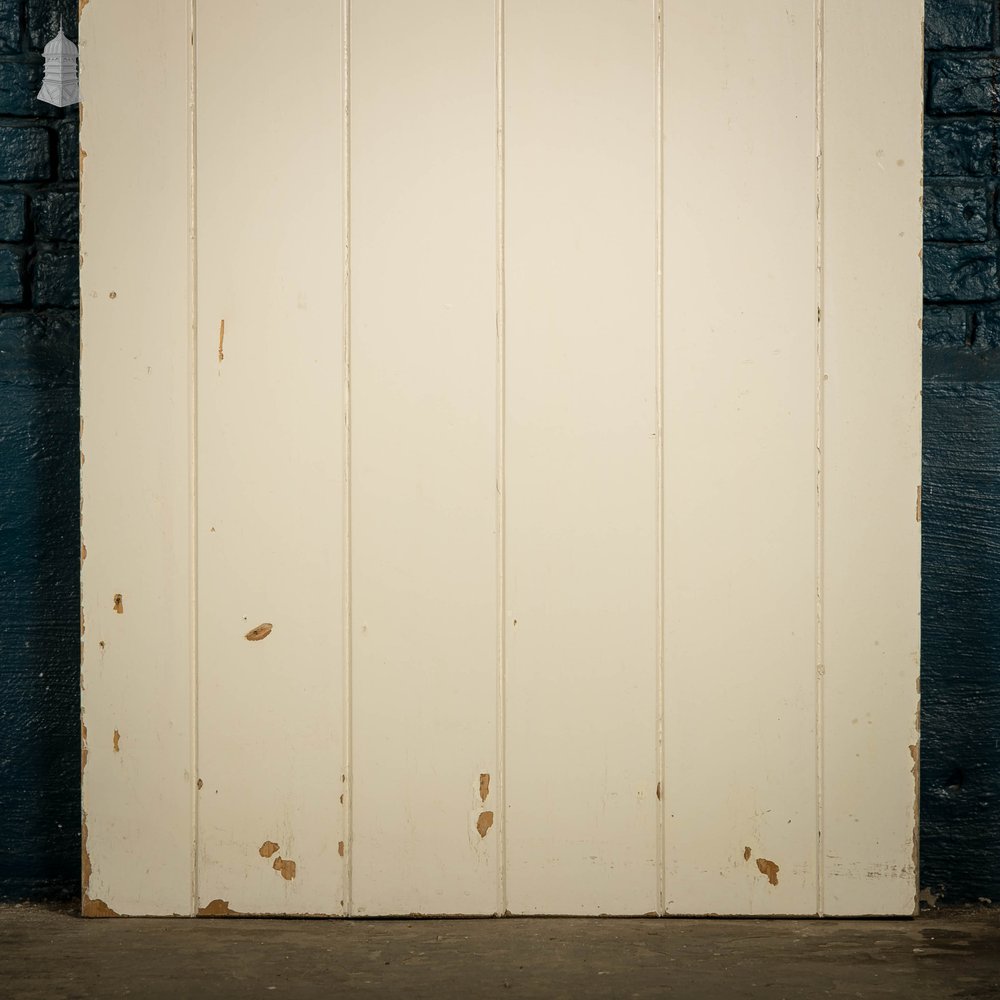 Ledged Plank Door, White Painted