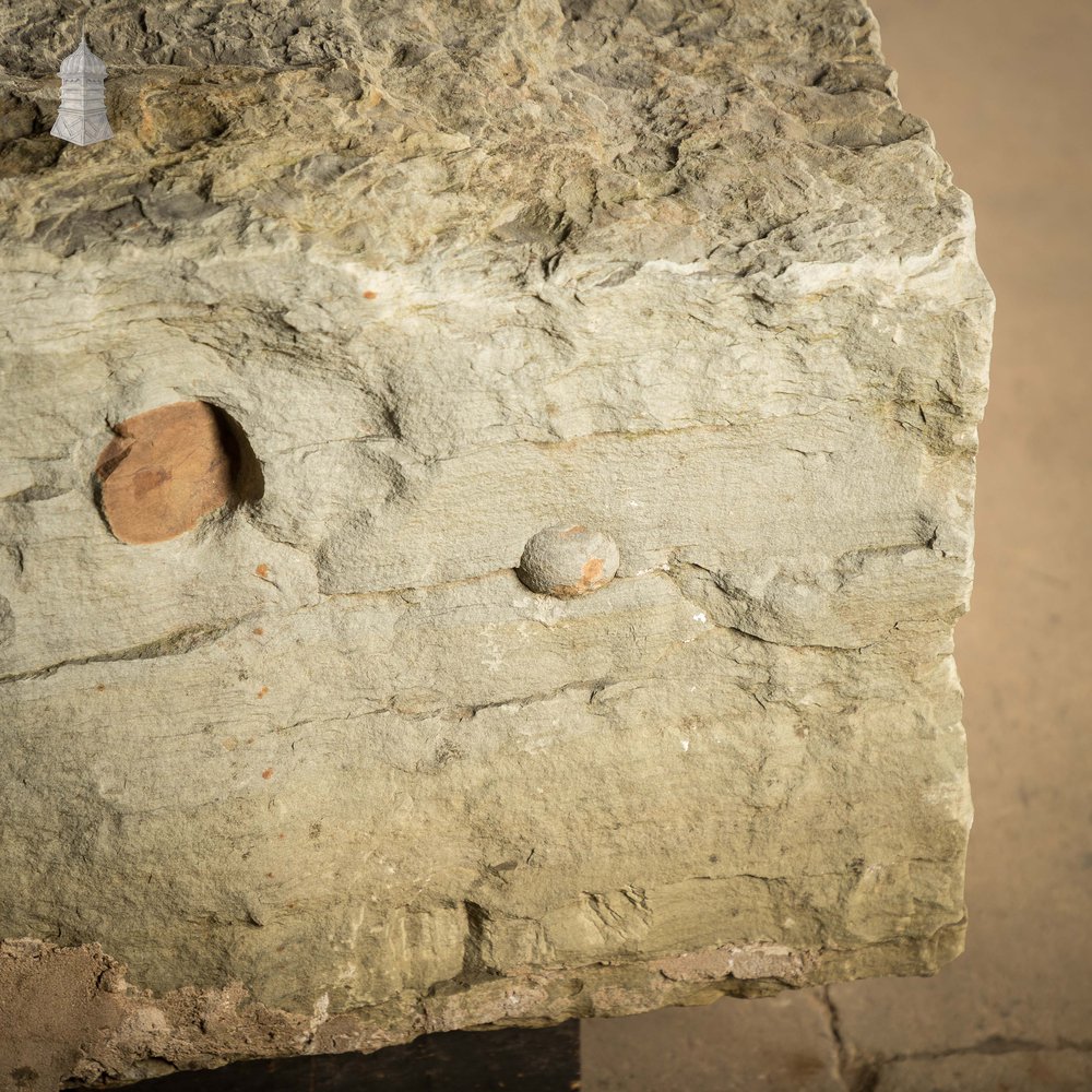 Sandstone Block, Roughly Hewn Square, Approx. 3ft x 3ft
