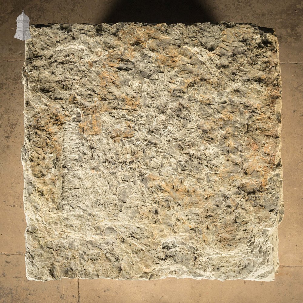 Sandstone Block, Roughly Hewn Square, Approx. 3ft x 3ft