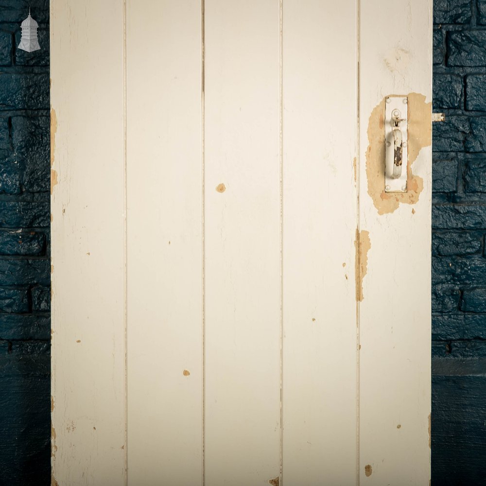 Ledged Plank Door, White Painted