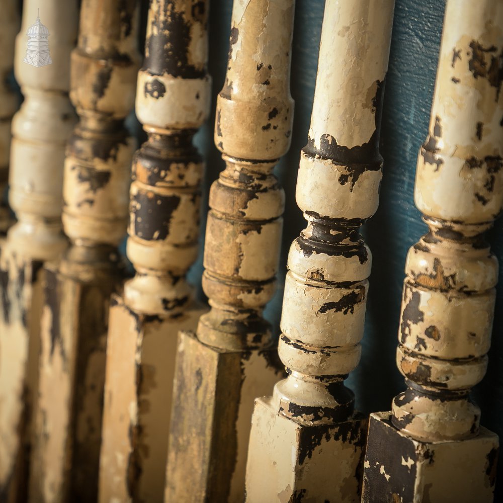 Turned Timber Balusters / Spindles, Set of 30 Reclaimed