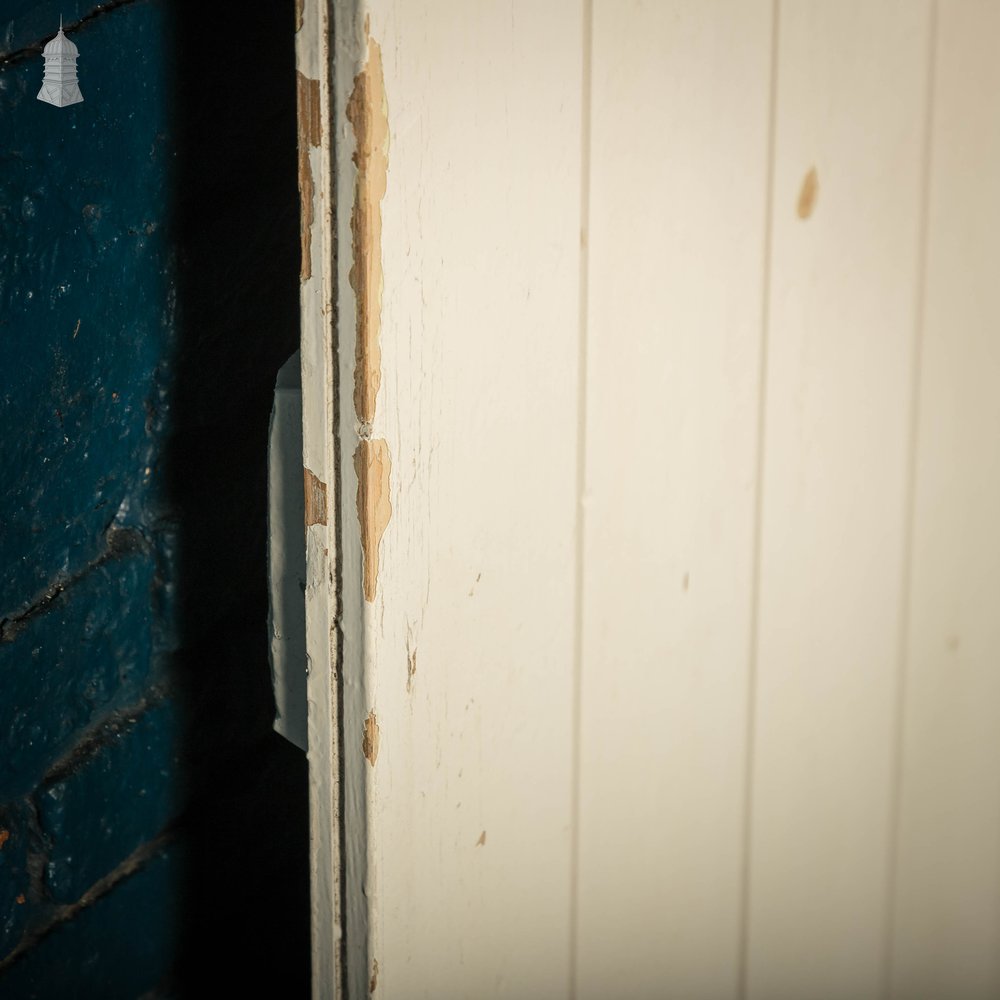 Ledged Plank Door, White Painted