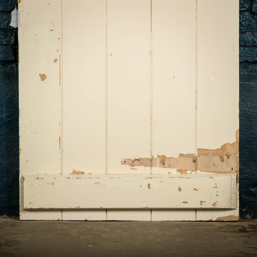 Ledged Plank Door, White Painted