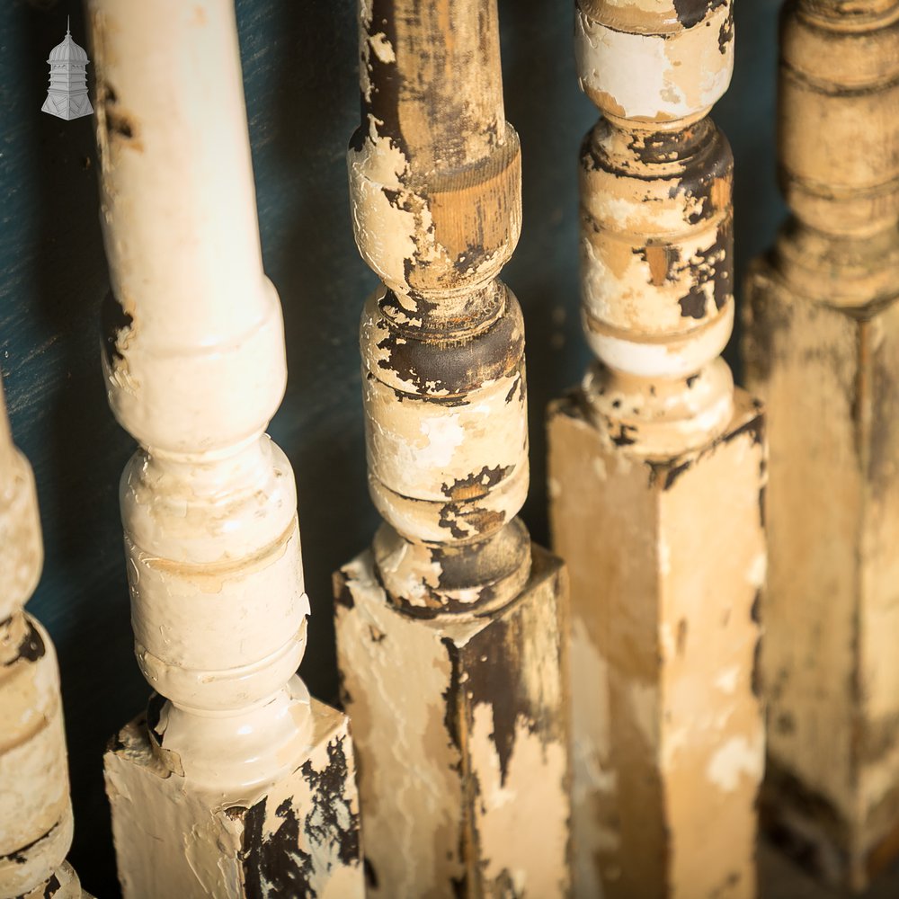 Turned Timber Balusters / Spindles, Set of 30 Reclaimed