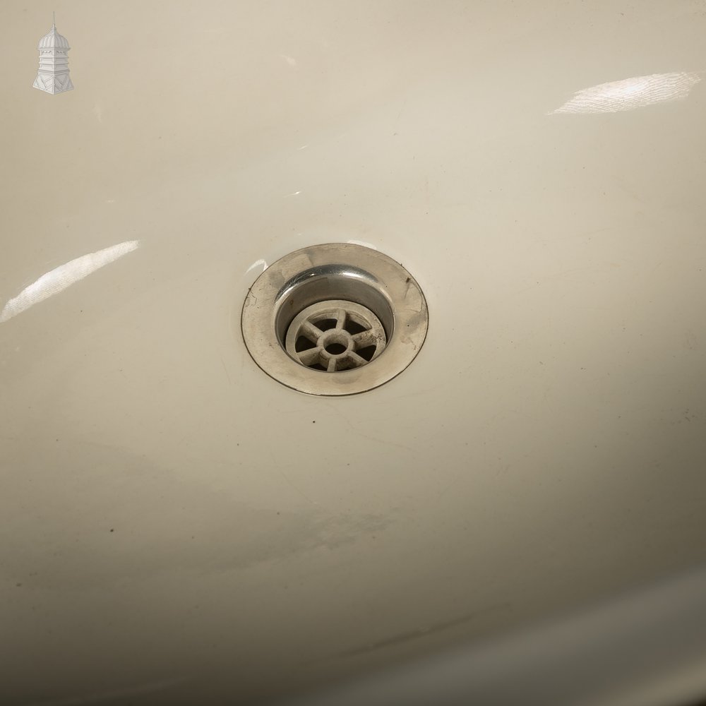 Vintage Twyfords Wall-Hung Basin with Chrome Pillar Taps