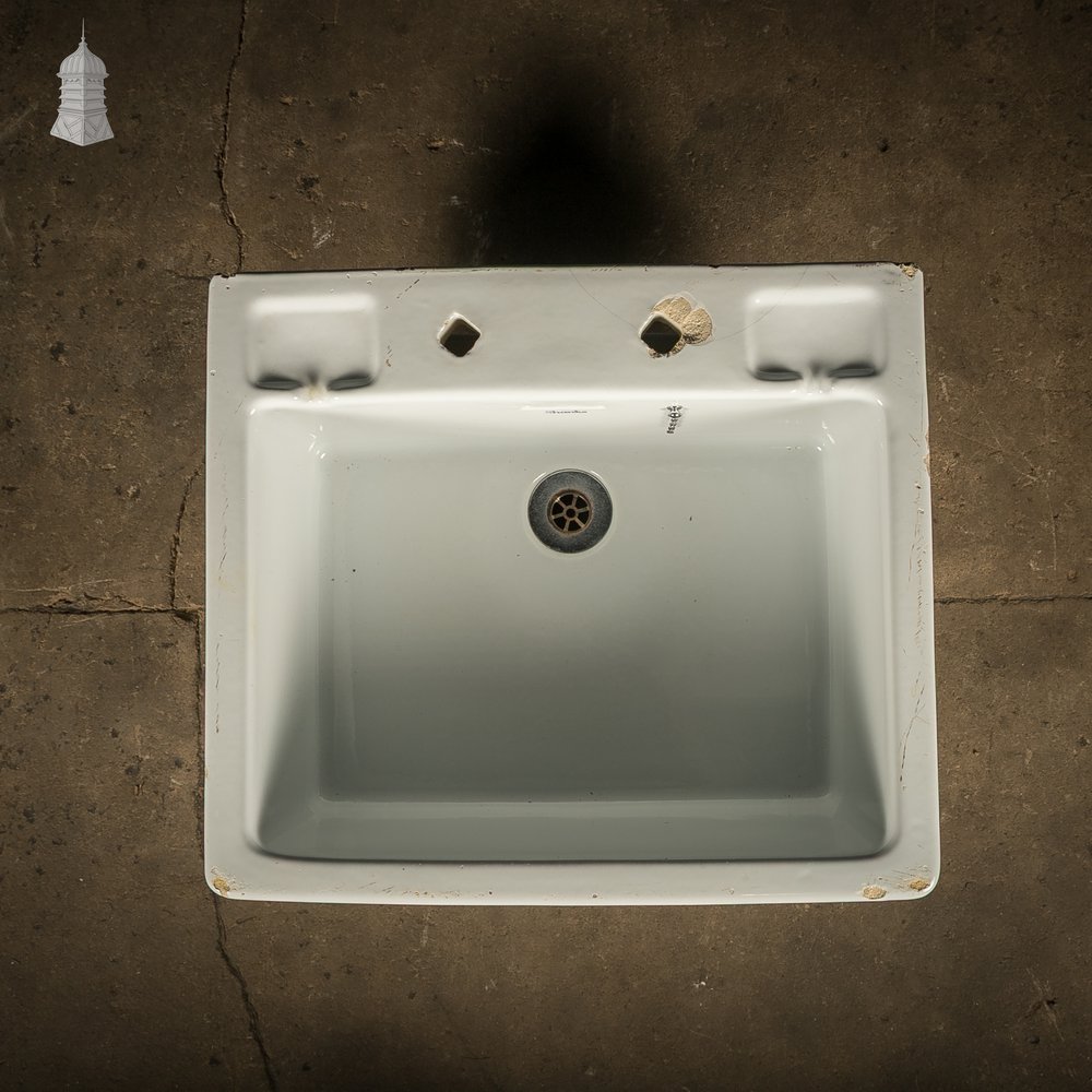 Vintage Shanks Belfast Butler Sink with Soap Recesses and Tap Holes