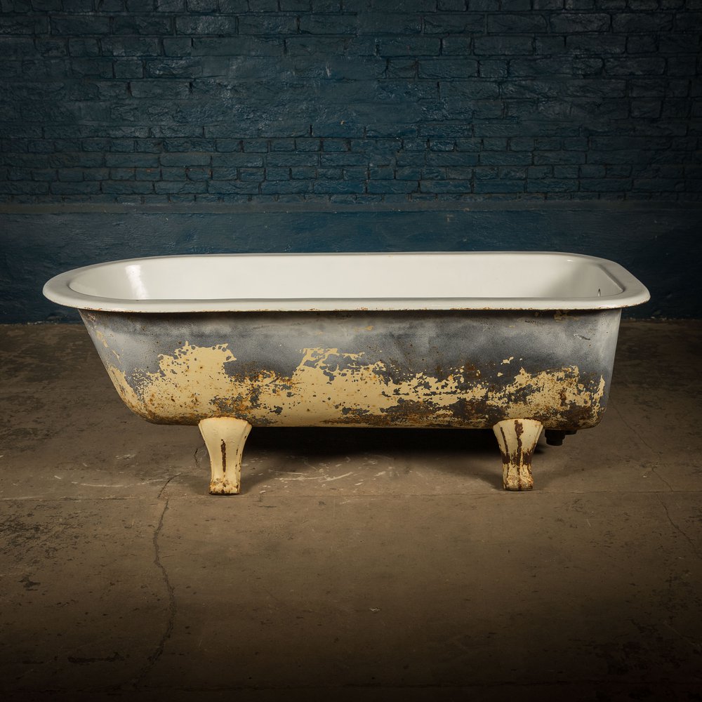 Roll Top Bath, Reclaimed, Cast Iron