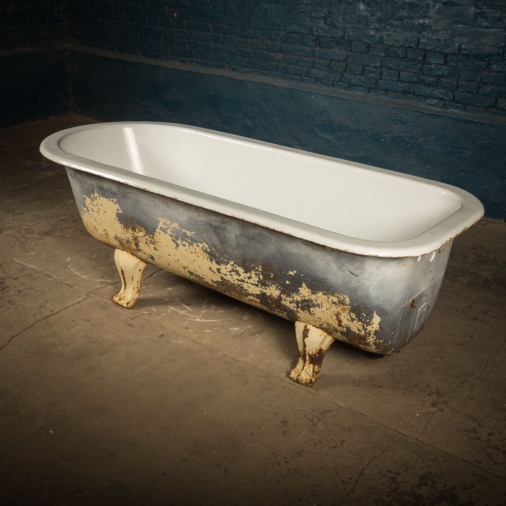 Roll Top Bath, Reclaimed, Cast Iron