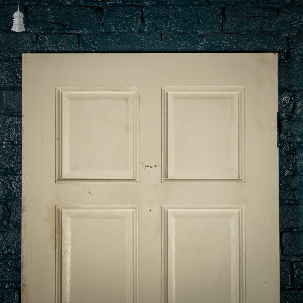 Pine Panelled Door, Victorian Moulded 6 Panel