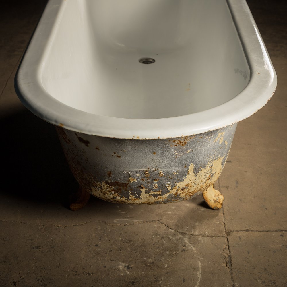 Roll Top Bath, Reclaimed, Cast Iron