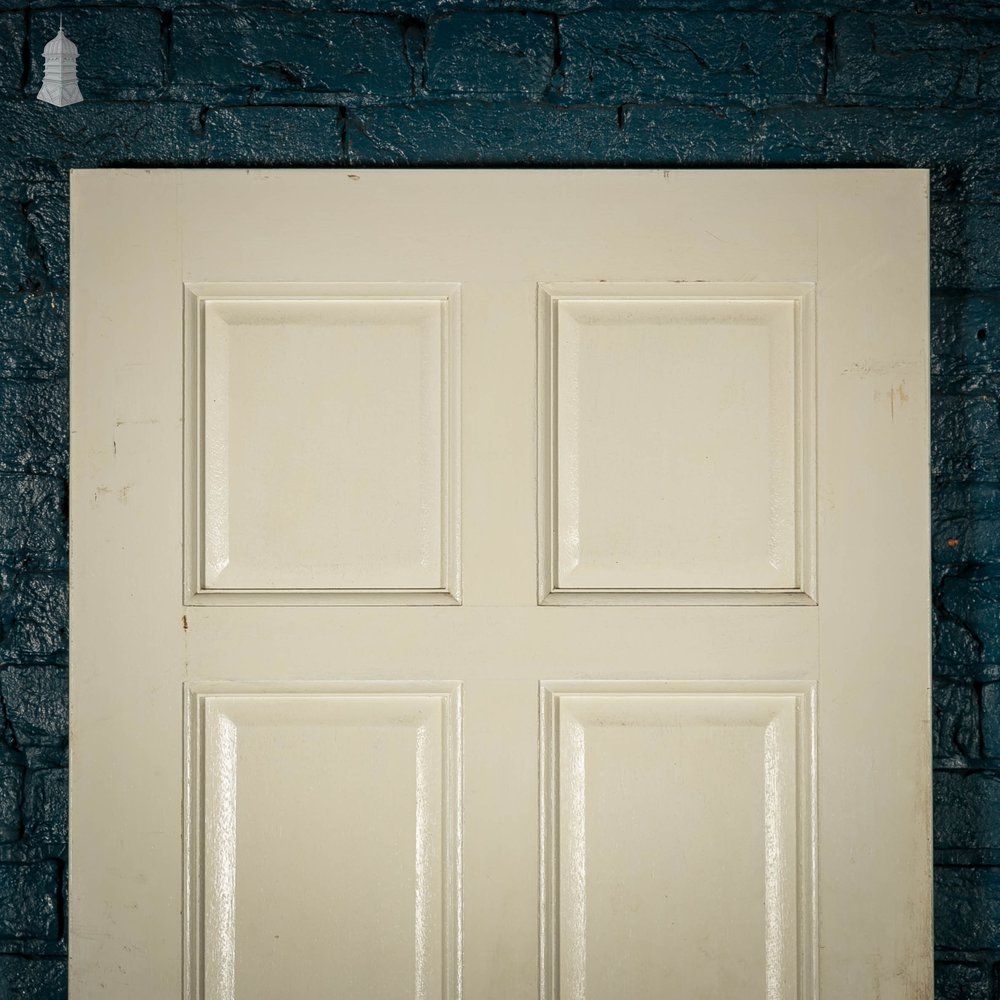 Pine Panelled Door, Victorian Moulded 6 Panel