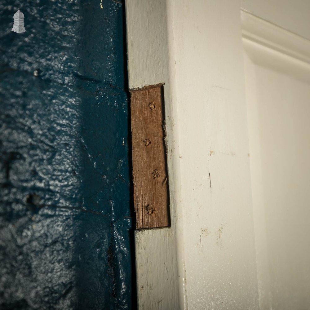 Pine Panelled Door, Victorian Moulded 6 Panel