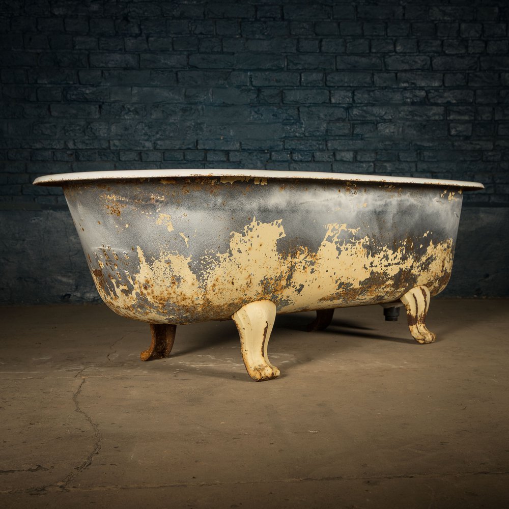 Roll Top Bath, Reclaimed, Cast Iron